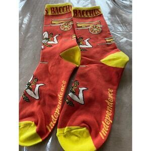 Bacchus 2025 SICILIAN Festival Sock New Orleans Mardi Gras Krewe Favor